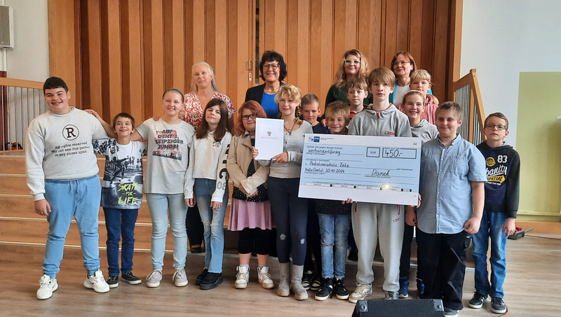 Preisverleihung an die Pestalozzischule Zeitz, Basisförderschule